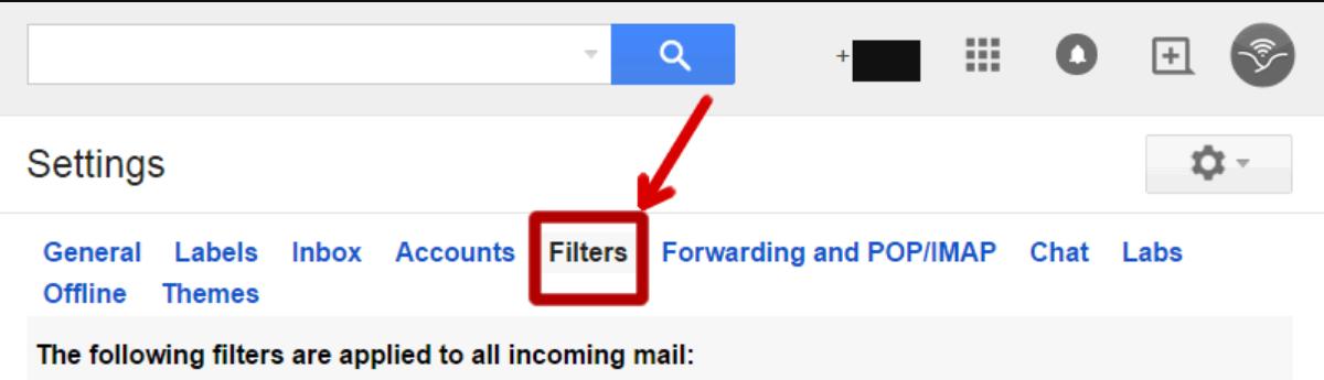 gmail filters